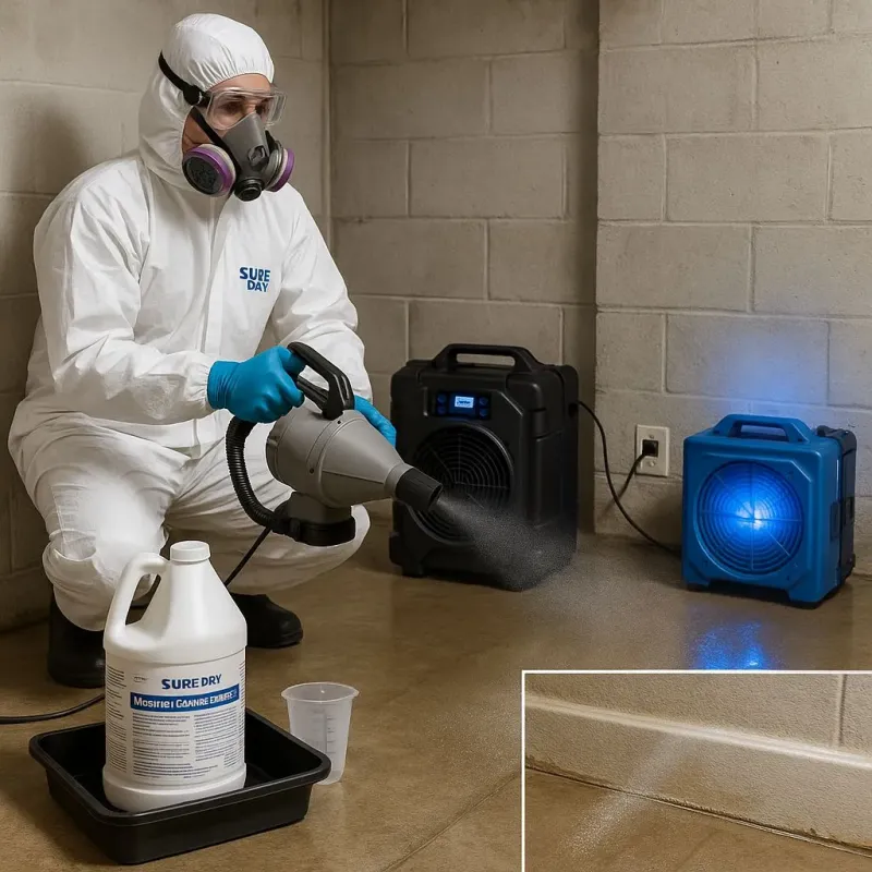 Sanitization and Odor Removal process in Lancaster, OH